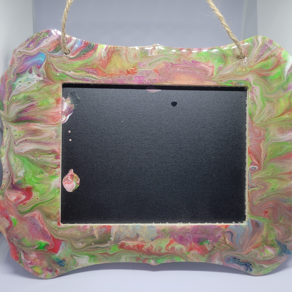 Colorful Swirl Decorative Chalkboard